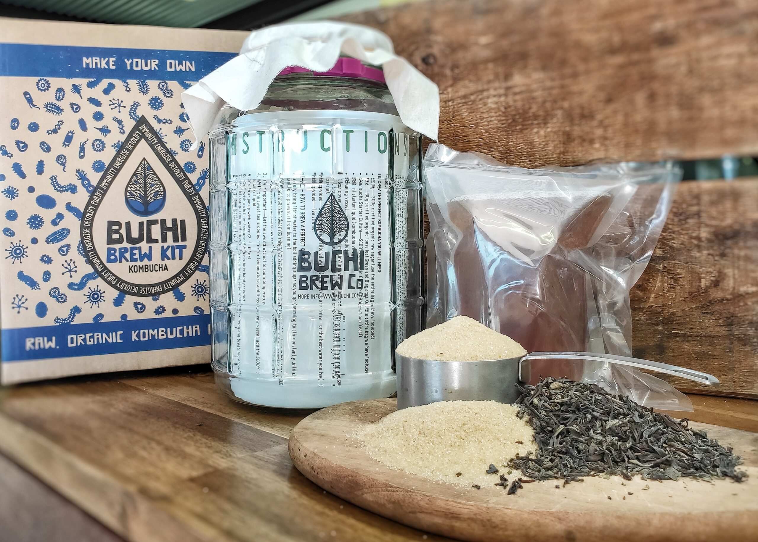 Buchi Water Kefir Home Brew Kit - Buchi Kombucha